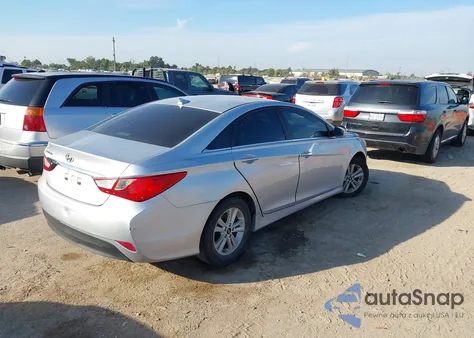 2014 Hyundai Sonata Gls z USA, uszkodzony, nr VIN 5NPEB4AC6EH872712